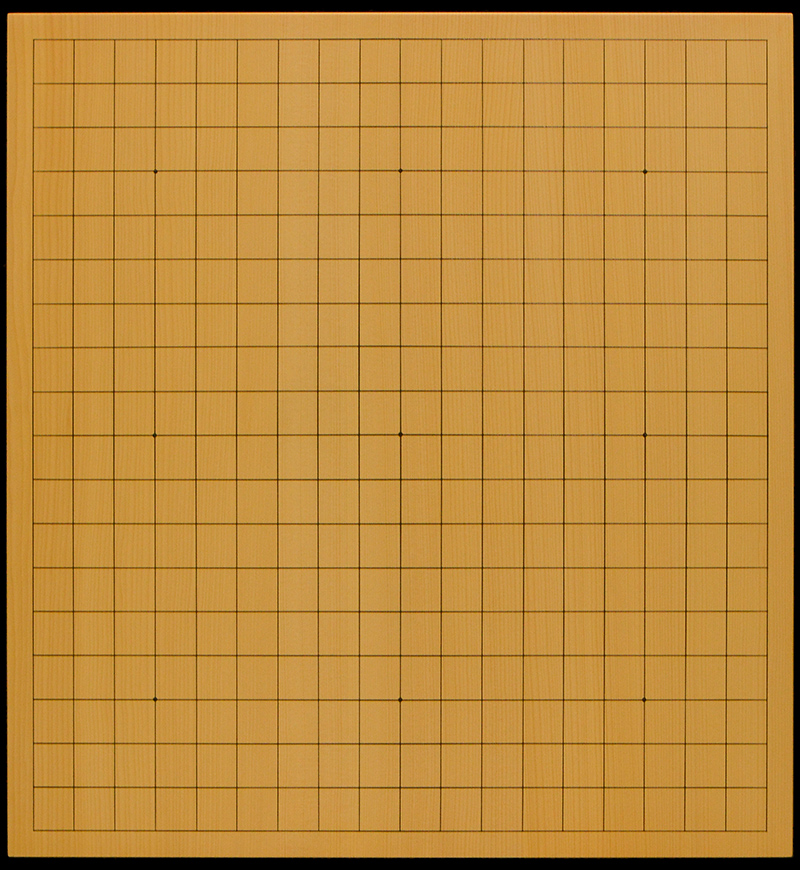 国産本榧卓上碁盤 1寸9分（ハギ盤） gt10037 | 前川榧碁盤店
