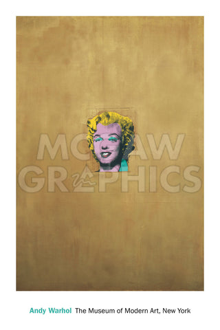 Gold Marilyn Monroe, 1962 | McGaw Graphics