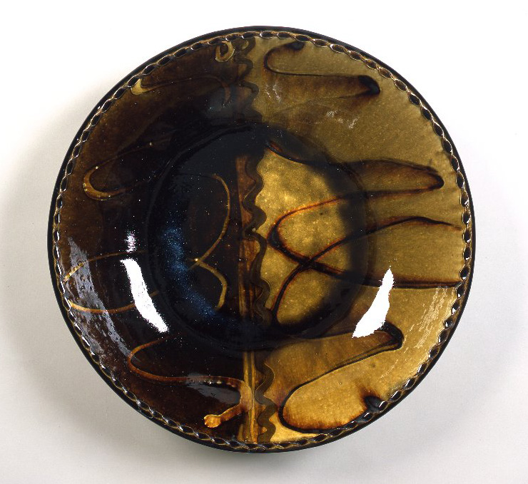 飴釉掛分スリップウェア大鉢 – 兵庫陶芸美術館 収蔵品データベース