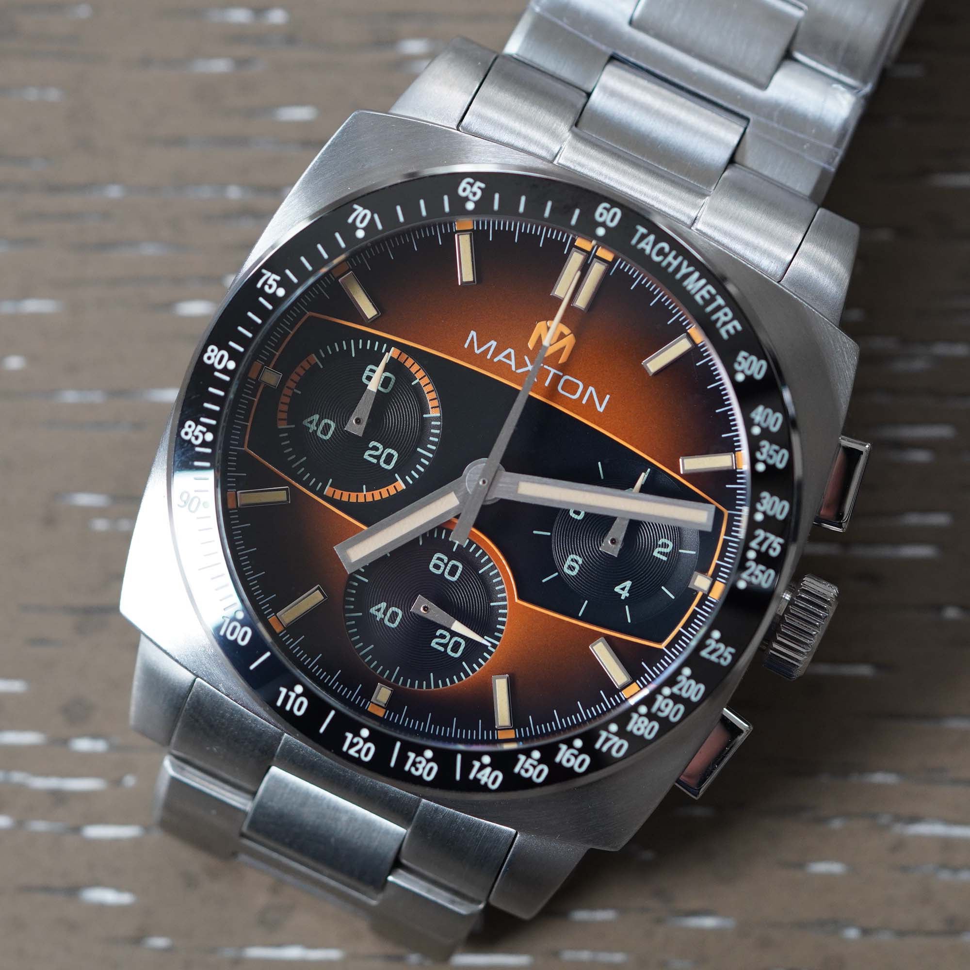 Maxton V2 Men's Watch - Burnt Orange Dial - McDowell Time