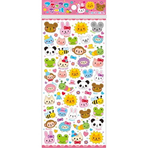 MDS BtoB |#マインドウエイブ シール マシュマロシール Animal Land