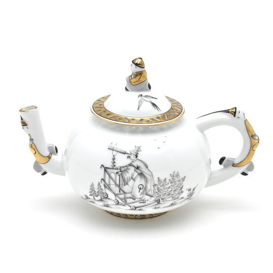 ヘレンド(Herend) ティーポット(ミニ)(250cc)マンダリン装飾