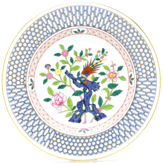 50%Off】ヘレンド(Herend) 飾り皿(直径:26cm)透かし彫り 宋(08413/SG