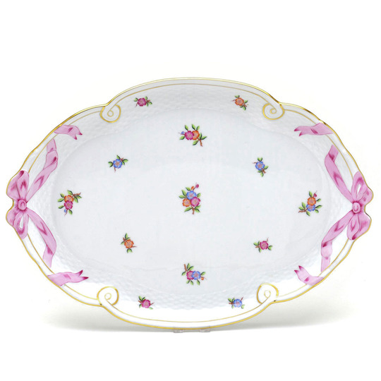ヘレンド(Herend) サービストレイ(幅:40.5cm) 盆 ポメイアシノワ(00400