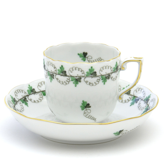 ヘレンド(Herend) コーヒーカップ(160cc)&ソーサー パセリ(00707/PE