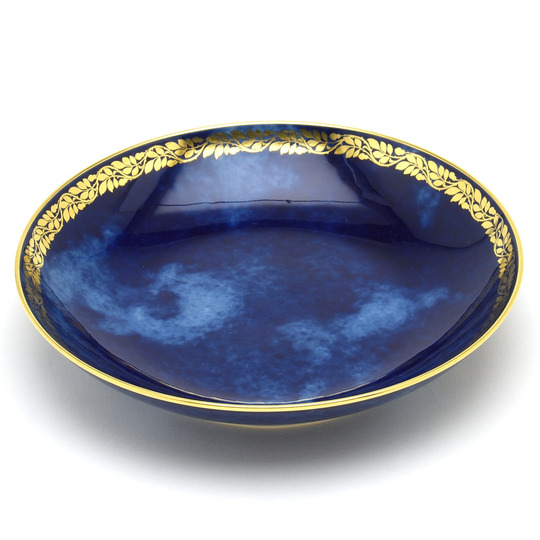 セーブル(Sevres) 深皿 クープ キューペル Bleu nuage de Sevres