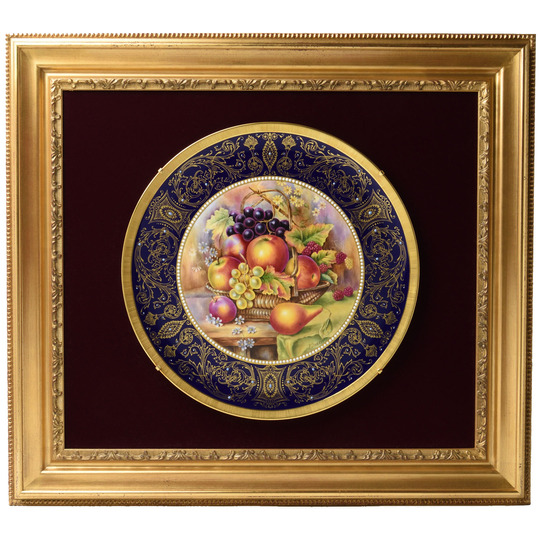 ロイヤルウースター(ROYAL WORCESTER) 飾り皿 ペインテッドフルーツ