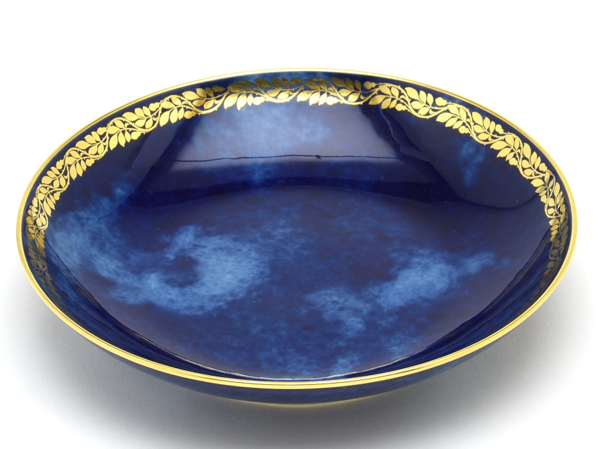 セーブル(Sevres) 深皿 クープ キューペル Bleu nuage de Sevres