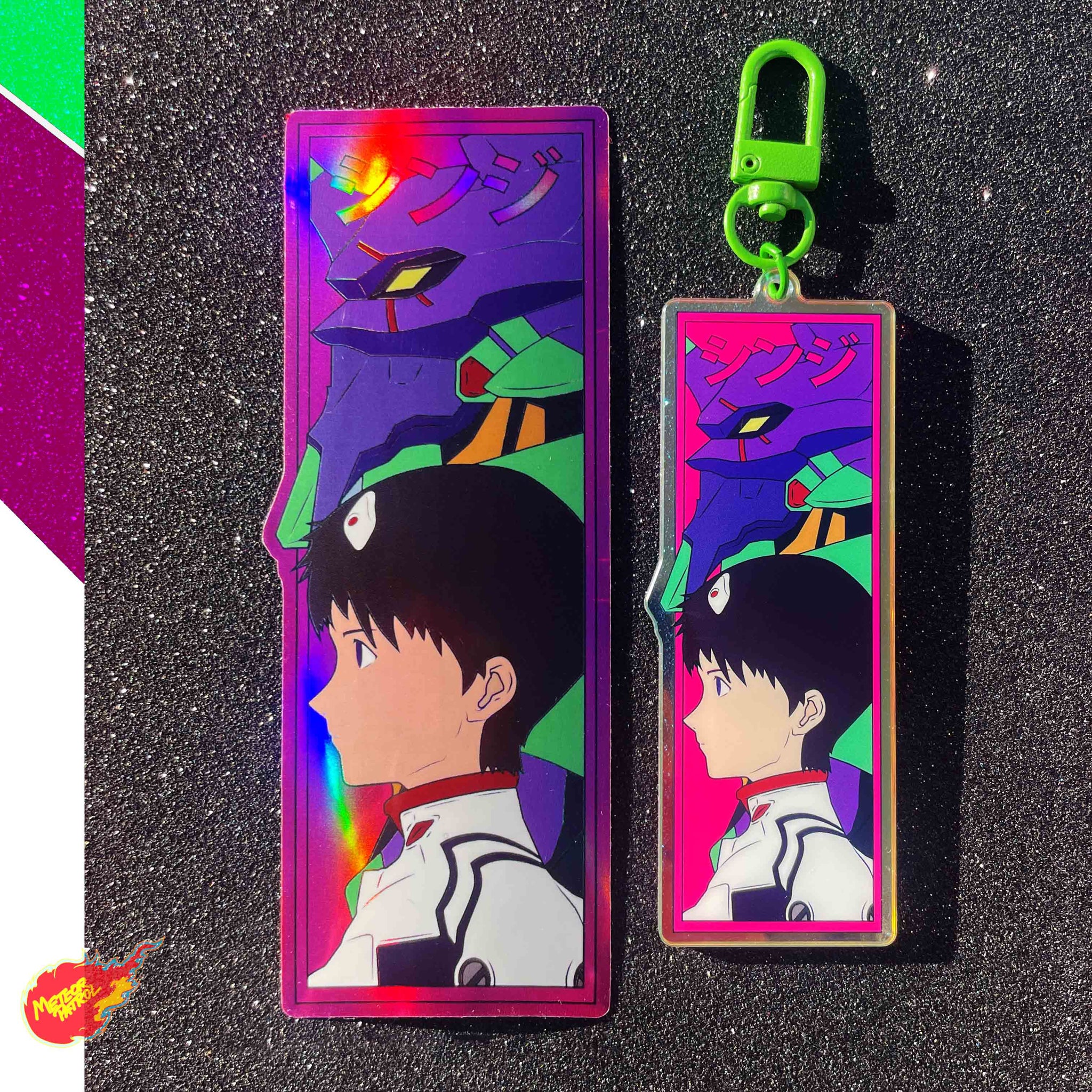 Evangelion Shinji Ikari Acrylic Keychain! – Meteor Patrol