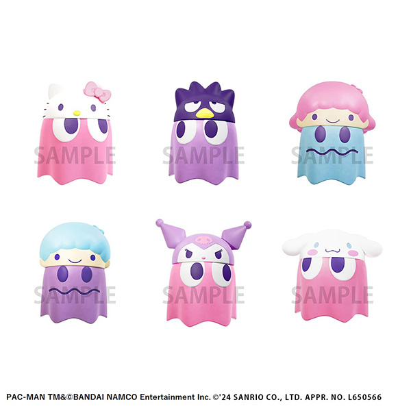 パックマン×サンリオキャラクターズ ちびコレクト フィギュア Vol.2