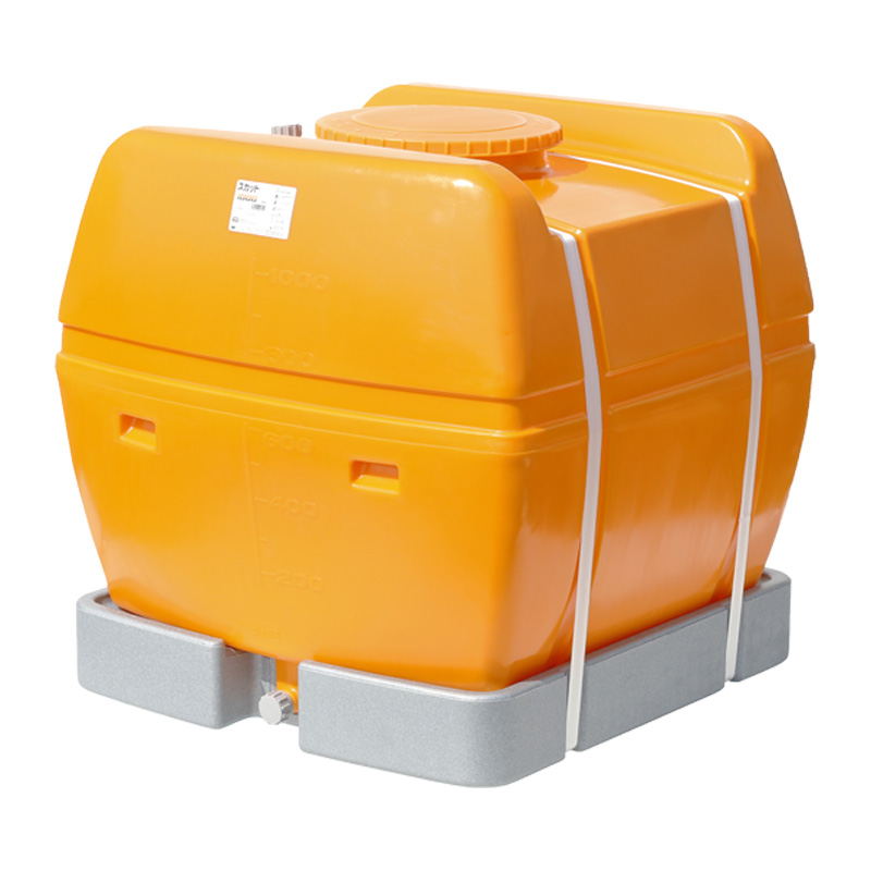 ローリータンク スカット 1000L W1200mm×D1200mm×H1155mm 完全液出し型