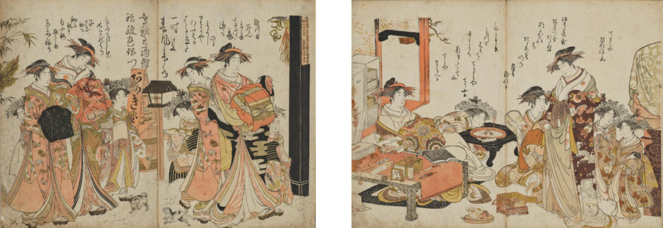 蔦屋重三郎と山東京伝（北尾政演）の作品／名古屋刀剣博物館・名古屋