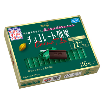 チョコレート効果 カカオ72％26枚入り 130g | チョコレート | 株式会社