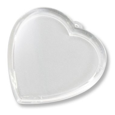 プラスチックケース キーホルダー ハート型 1パック2個｜メイワパーツ