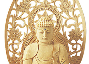 阿弥陀如来座 新八角台座 白木