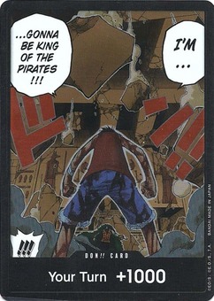 ドン!!カード【クロコダイル＆ルフィ(背中)】※英語表記 クロコダイル