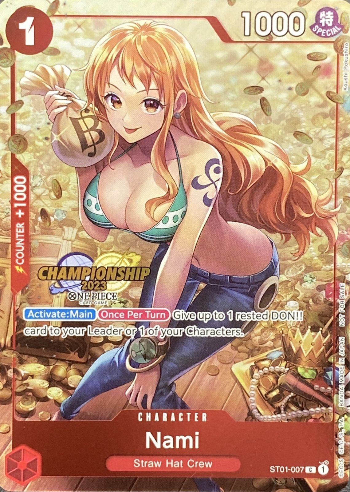 PSA10 ナミ プロモ Gift Collection アニコレ英語版 PSA10 ナミ プロモ
