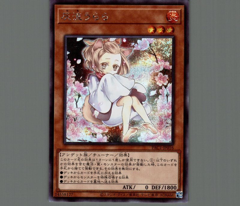 遊戯王 灰流うらら 絵違い 25th 灰流うらら(25thレア/イラスト違い