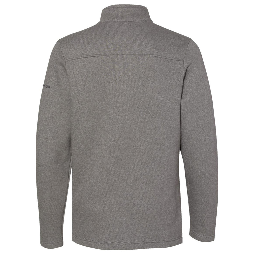 Columbia Men's Boulder Heather Great Hart Mountain III Half-Zip Pullov