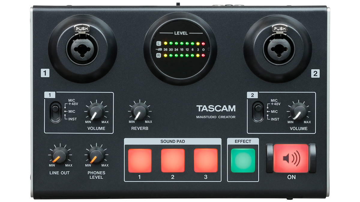 TASCAM USBオーディオインターフェイス US-42B(リーズナブルな