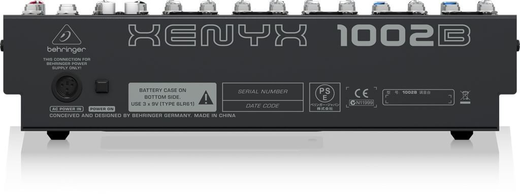 ベリンガー（BEHRINGER）アナログミキサー 1002B-XENYX【福山楽器