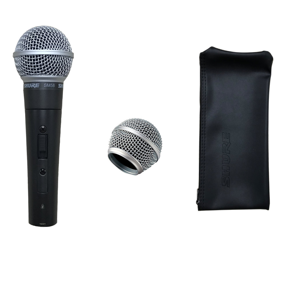 SHURE ダイナミックマイク SM58SE 予備グリルボールセット【福山楽器