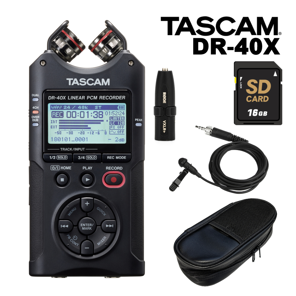 TASCAM オーディオインターフェイス機能内蔵 リニアPCMレコーダー DR