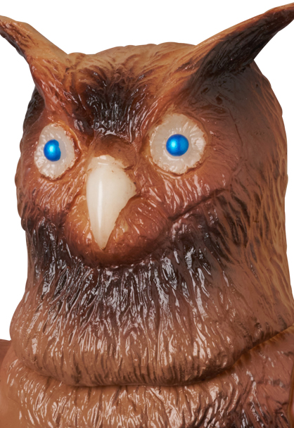 MEDICOM TOY - フクロウ男（新色蓄光）+ミニソフビ
