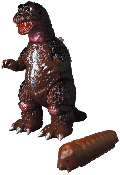 MEDICOM TOY - ゴジラ & モスラの幼虫 (モスラ対ゴジラ版)(2期)