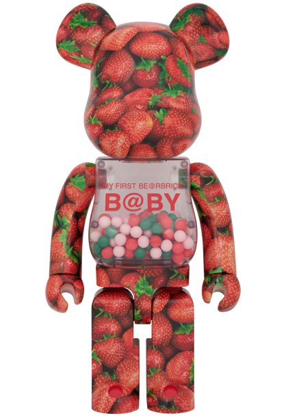 MEDICOM TOY - MY FIRST BE@RBRICK Strawberry Ver. 1000％