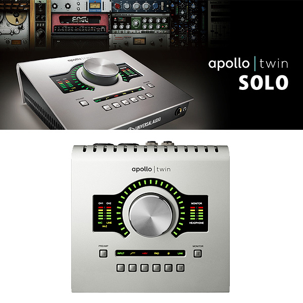 最高峰オーディオインターフェイス『APOLLO TWIN』処分特価3万円引きで