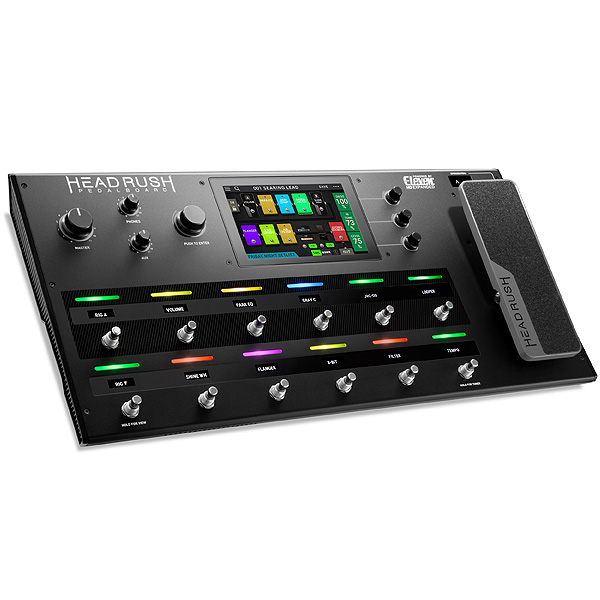 HEADRUSH / PEDALBOARD】7インチタッチディスプレイ搭載で直感的操作