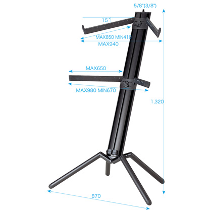 K＆M キーボードスタンド ／ SPIDER PRO (18850) の激安通販
