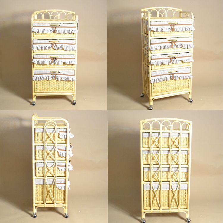 4段ランドリー｜LB-088｜ラタンランドリー棚・籐ランドリー棚｜ 籐