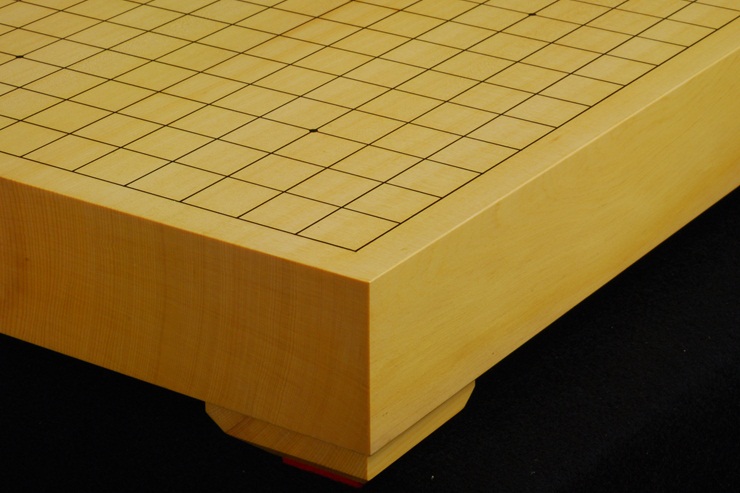 碁盤 ひば20号卓上 特上駒脚付