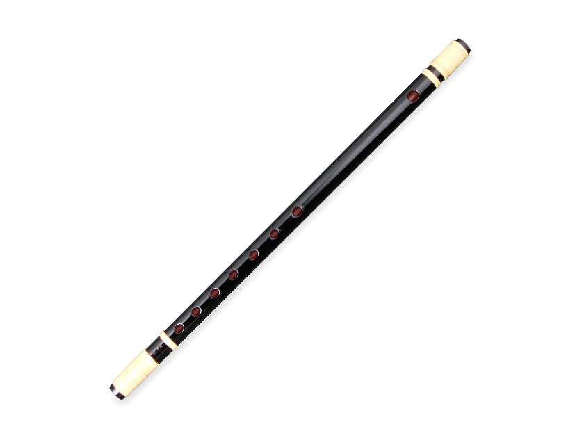 獅子田流 篠笛 本漆塗 籐両巻 漆黒 | 宮本卯之助商店