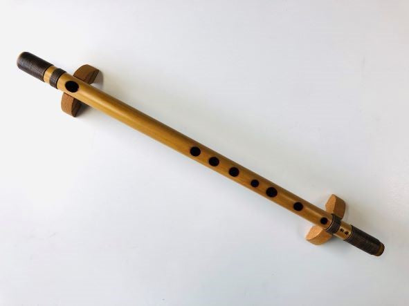 篠笛 秀勝 ドレミ調 拭漆 天地巻 | 宮本卯之助商店