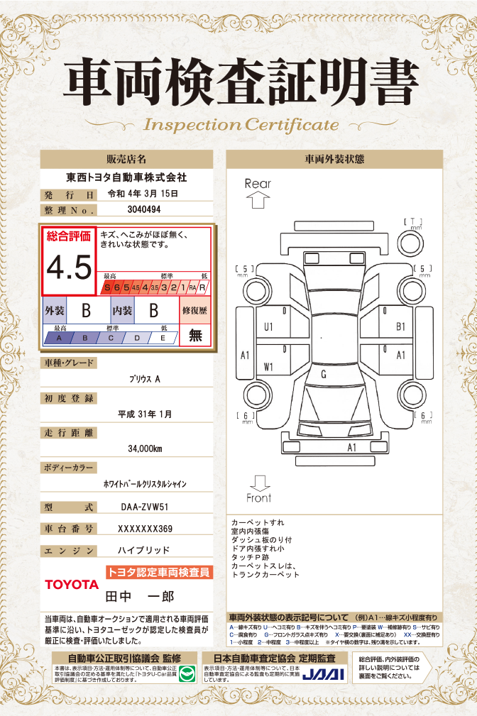 品質評価 | 宮崎トヨタ