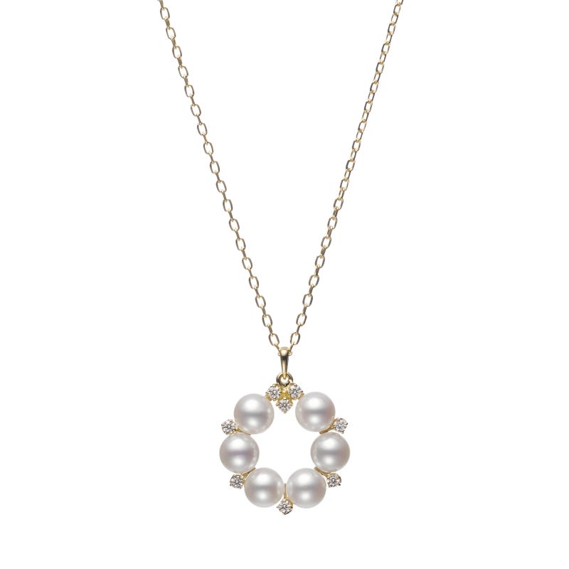 ステーションネックレス PP-20480K ジュエリー｜MIKIMOTO - ミキモト