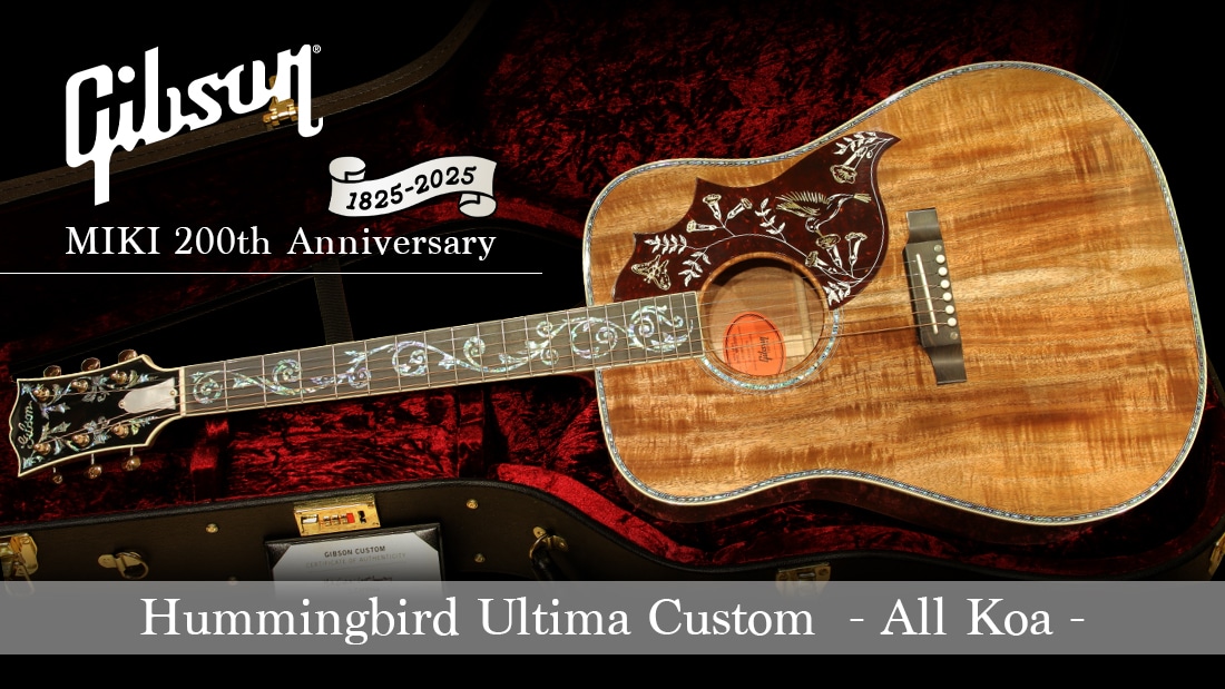 GIBSON Hummingbird Ultima Custom All Koa