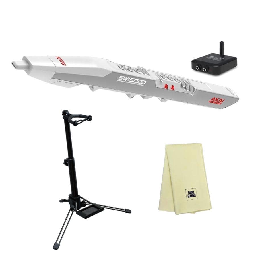 AKAI アカイ EWI5000WJ ホワイト ウインドシンセサイザー + スタンド