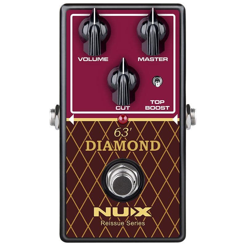 エフェクター ブースター NUX 63' Diamond VOX AC-30にインスパイア