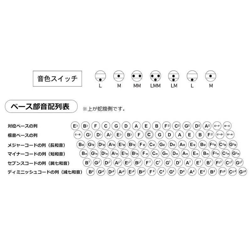 TOMBO GT-96 トンボ アコーディオン Grandaile コスモグレーパール 37