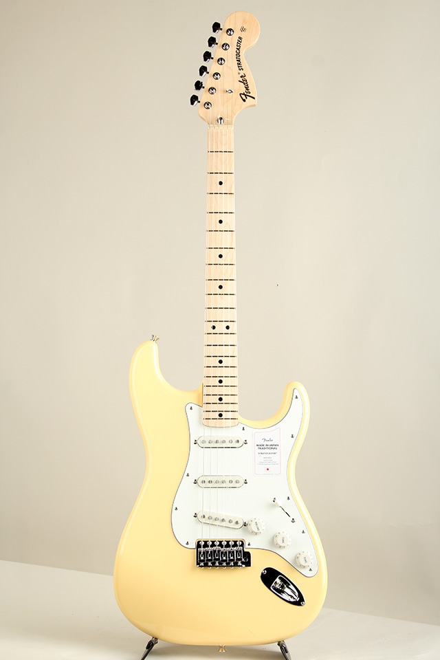 Made in Japan Traditional 70s Stratocaster MN Vintage White【S/N