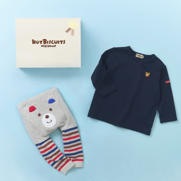 長袖Tシャツ＆スパッツセット【BOX付き】 – ミキハウスオフィシャルサイト