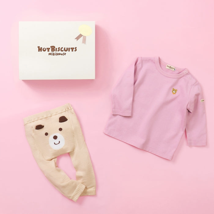 長袖Tシャツ＆スパッツセット【BOX付き】 – ミキハウスオフィシャルサイト