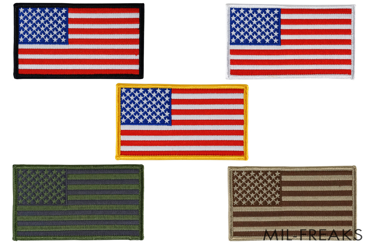 Minotaurtac US アメリカ国旗 ラージパッチ 各色 カラー: 白枠