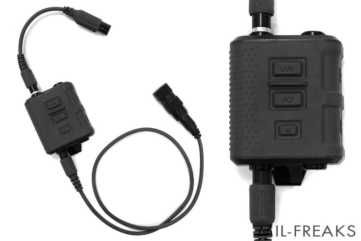 FALCO (FCS) Invisioタイプ V60 6ピン PTT ブラック │ ミリタリー