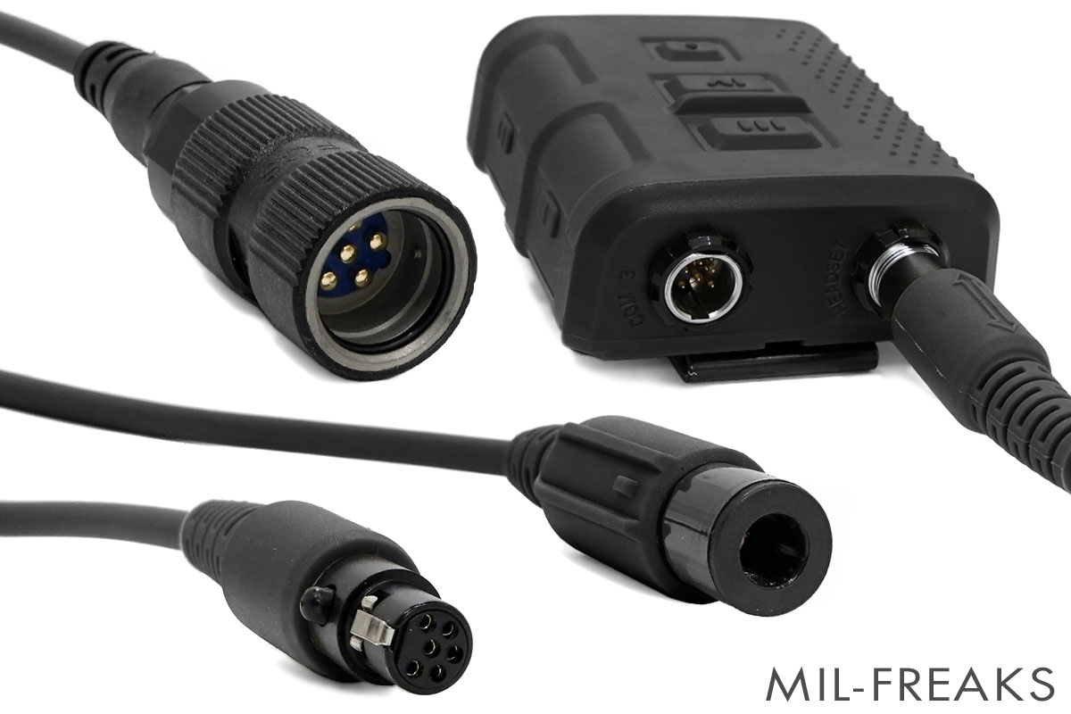 FALCO (FCS) Invisioタイプ V60 6ピン PTT ブラック │ ミリタリー