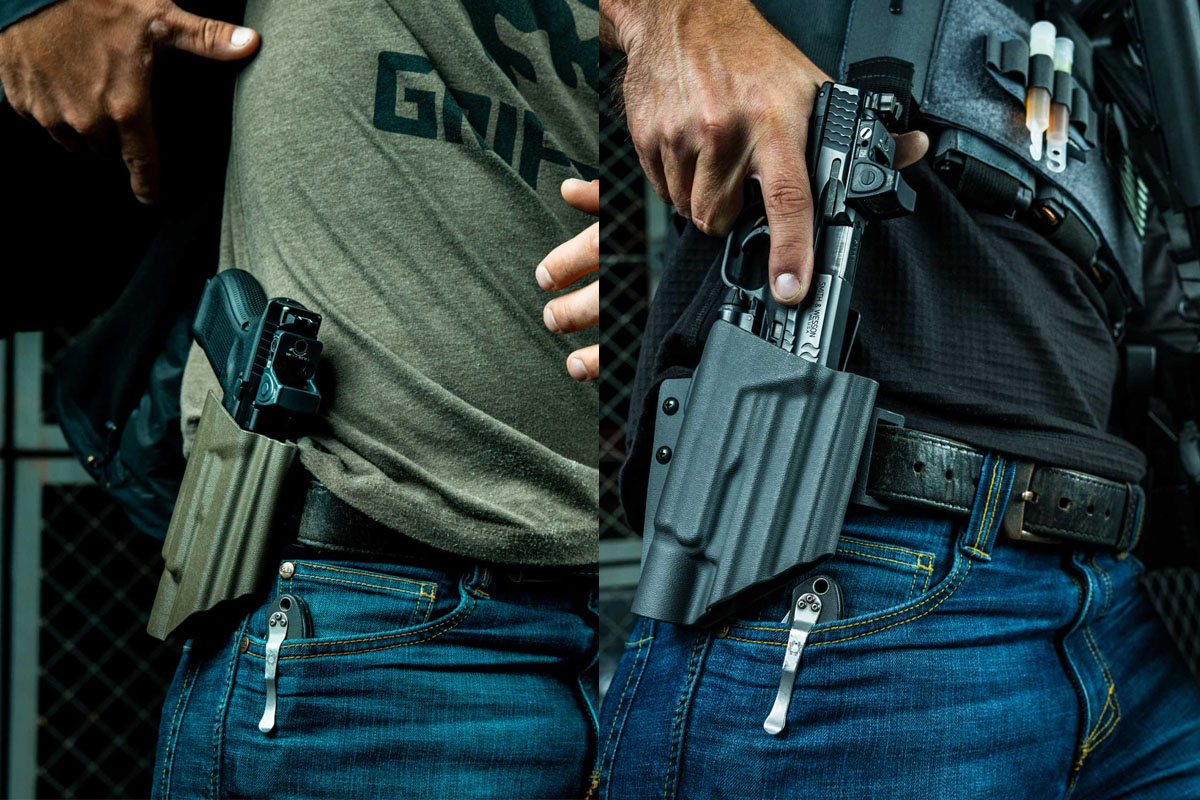 T.REX ARMS Light-Compatible Ironside ホルスター マルチカムブラック